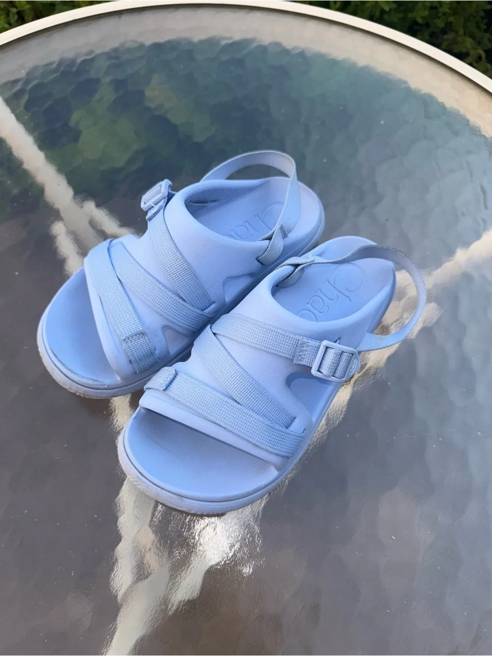 Chaco Kids Light Blue Strappy Sandals
